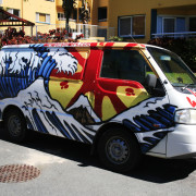 our Wicked Campers van, das coolest