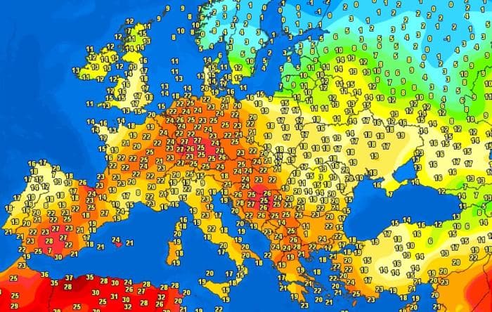 Euroopasse on saabunud suvised temperatuurid