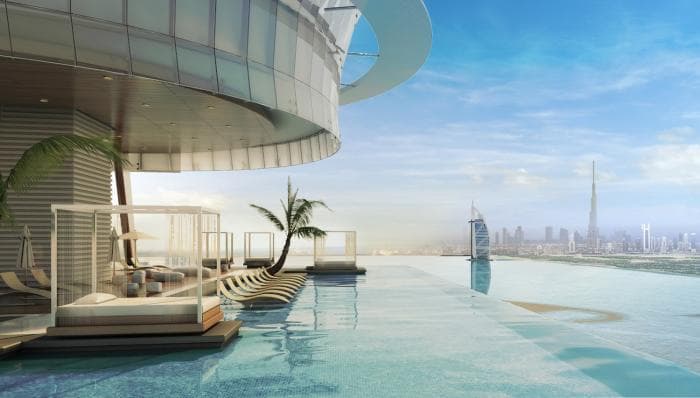 Dubais avatakse maailma kõrgeim 360º vaatega ääreta bassein
