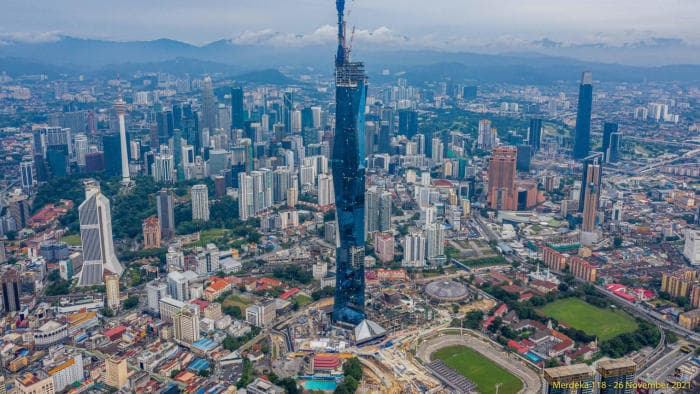 Kuala Lumpuris valmib maailma kõrguselt teine hoone