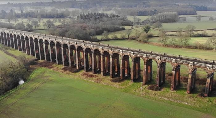 Reisiidee Inglismaal: Ouse jõe viadukt