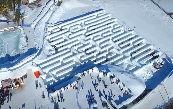 Reisiidee: maailma suurim lumelabürint Zakopanes