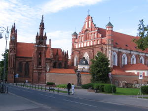 Vilniuse kirikuid.