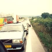 järjekord avarii tõttu Saksa kiirteel, 1993