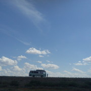 Kusagil Kalmõkkia ida poolses kandis, 22.juuni, 2012. Hipibuss Setra teel Dagestani.