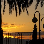 päikeseloojangu ajal vaade hotellist Sol Tenerife