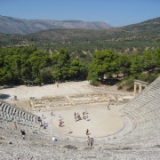 Epidauruse teatri varemed Peloponnesose poolsaarel
