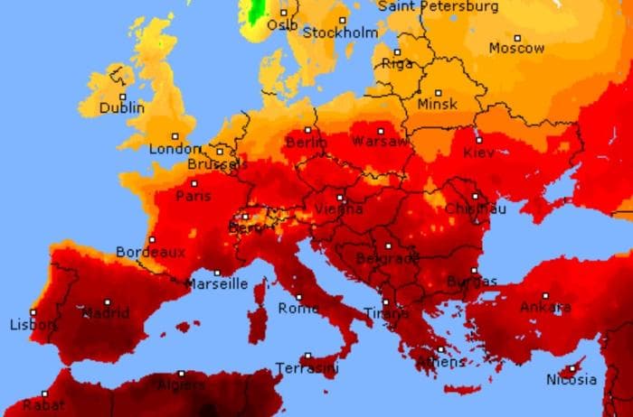 Euroopas valitseb äärmuslik kuumus