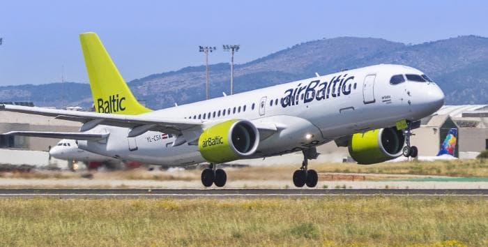 AirBaltic taaskäivitab juulis lennud Tallinnast Malagasse