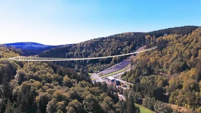 Saksamaal avatakse 664 meetri pikkune rippsild