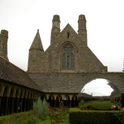 Mont Saint-Michel kloostri siseõu