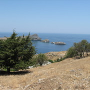 Maaliline vaade Egeuse merele