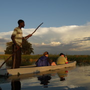 Kanuudega Okavango Deltas, Botswanas