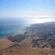 Vaade Hurghadale lennukist